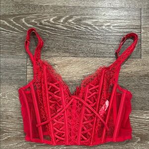 lace up bustier corset